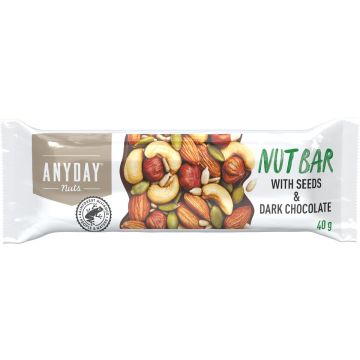 ANYDAY NUT BAR WITH SEEDS 40 G