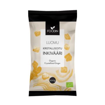 FOODIN KRISTALLISOITU INKIVÄÄRI, LUOMU, 200G 200 G