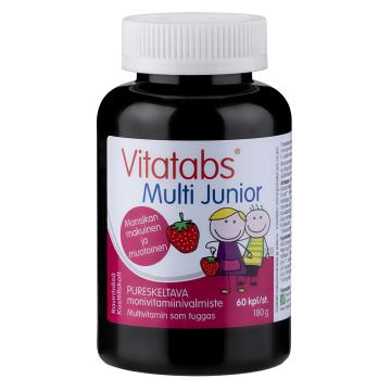 VITATABS MULTI JUNIOR PURESKELTAVA 60 KPL