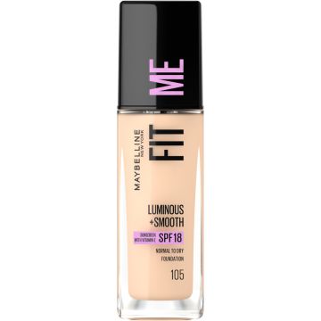 MAYBELLINE FIT ME LUMINOUS + SMOOTH MEIKKIVOIDE 105 NATURAL IVO