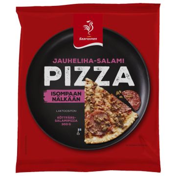 SAARIOINEN PIZZA JAUHELIHA-SALAMI 300 G