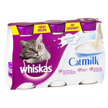 WHISKAS CATMILK KISSANMAITO 3*200G 600 ML