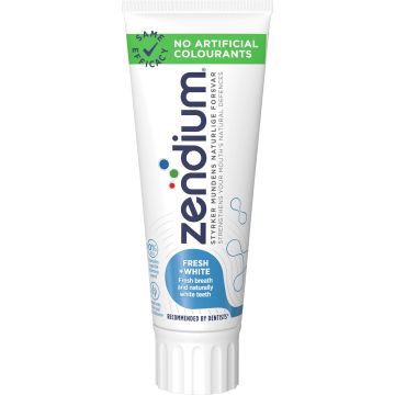 ZENDIUM FRESH & WHITE HAMMASTAHNA 75 ML