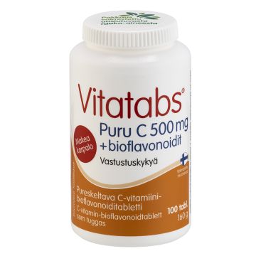 VITATABS PURU-C 500MG + BIOFLAVONOIDIT 100 KPL