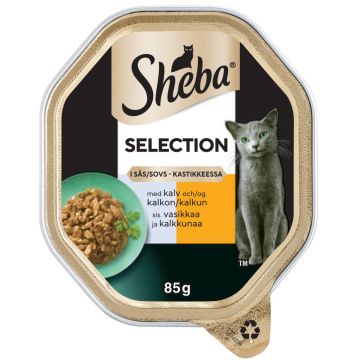 SHEBA RASIA SELECTION VASIKKA-KALKKUNA 85 G