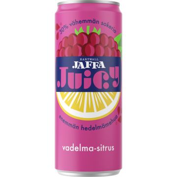 HARTWALL JAFFA JUICY VADELMA-SITRUS TLK 330 ML