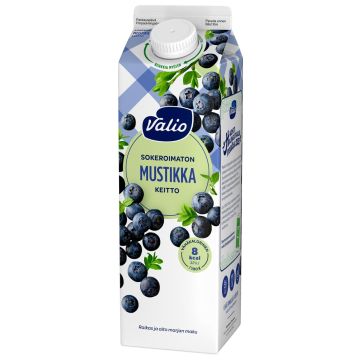 VALIO MUSTIKKAKEITTO SOKEROIMATON 1KG