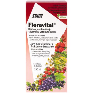 SALUS FLORAVITAL RAUTAPITOINEN VITAM.MEHUVALMISTE 250ML 250 ML