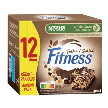 NESTLE FITNESS SUKLAINEN VILJAPATUKKA 12-PACK 282 G