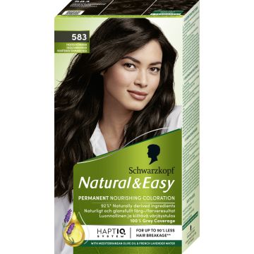 SCHWARZKOPF NATURAL&EASY HIUSVÄRI 583 HUURTEINEN TUMMANRUSKEA