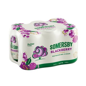 SOMERSBY 4,5% BLACKBERRY 0,33 TLK 6-PACK 1,98 L