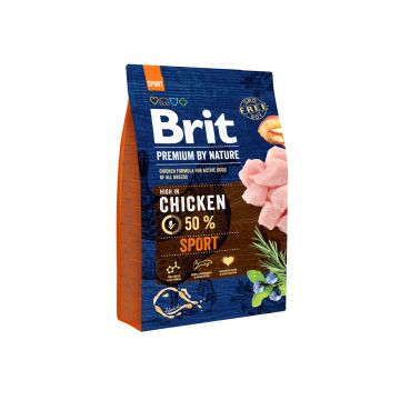 BRIT PREMIUM BY NATURE ADULT SPORT CHICKEN 3 KG