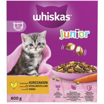 WHISKAS JUNIOR KANAA 800 G