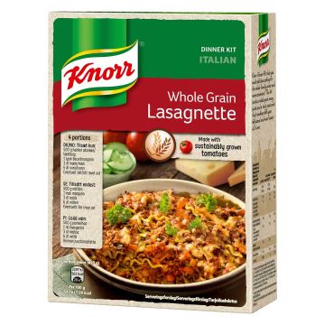 KNORR FAMILY LASAGNETTE ATERIA-AINEKSET 338 G