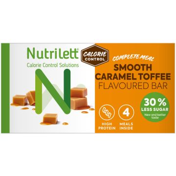 NUTRILETT ATERIANK. SMOOTH CARAMEL 57G 4-PACK 228 G