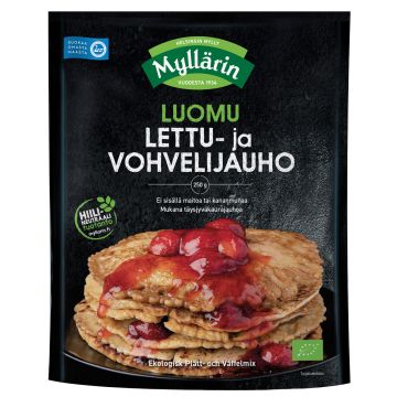 MYLLÄRIN LUOMU OHUKAIS- JA VOHVELIJAUHE 250 G