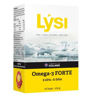 LYSI OMEGA-3 FORTE KALAÖLJYKAPSELI 64 KPL