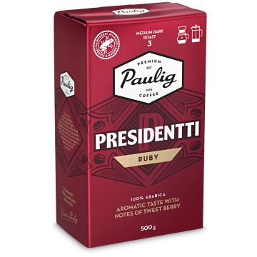 PAULIG PRESIDENTTI RUBY SUODATIN 500 G