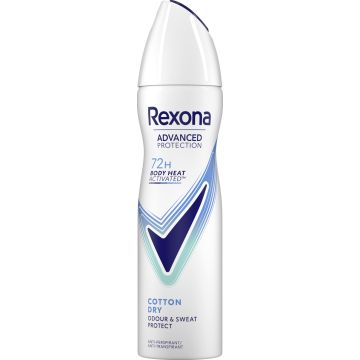 REXONA ADVANCED PROTECTION COTTON DRY SPRAY 150 ML