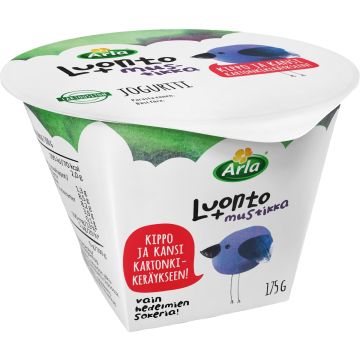 ARLA LUONTO+ AB MUSTIKKAJOGURTTI LAKTON 175 G