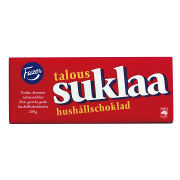 FAZER TALOUSSUKLAALEVY 200 G