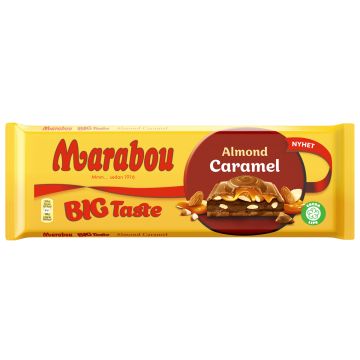 MARABOU BIG TASTE ALMOND CARAMEL 300 G