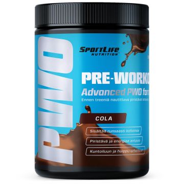 SPORTLIFE NUTRITION PRE-WORKOUT COLA 250 G