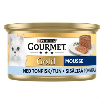 PURINA GOURMET GOLD MINITÖLKIT TONNIKALAA MOUSSE 85 G