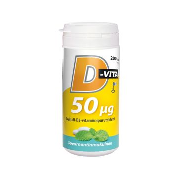 D-VITA 50 MIKROGR. SPEARMINT 200 KPL