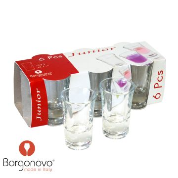 BORGONOVO SNAPSILASI JUNIOR 3,5 CL, 6 KPL AVOPAKKAUS