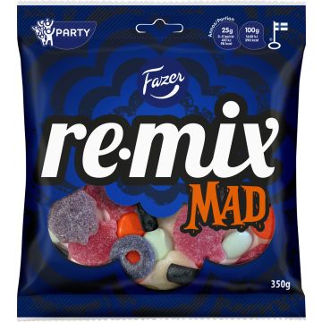 FAZER REMIX MAD KARKKIPUSSI 350 G