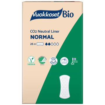 VUOKKOSET 100% BIO NORMAL SOFT PHS 26 KPL