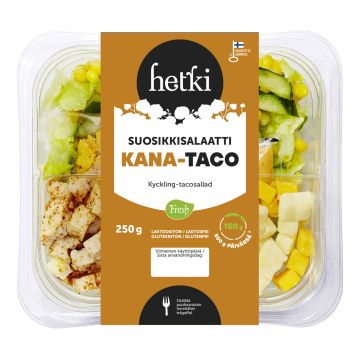 FRESH LOUNASHETKI KANA-TACOSALAATTI 250 G