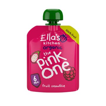 ELLA S SMOOTHIE PINKKI HEDELMÄ LUOMU 6KK 90 G