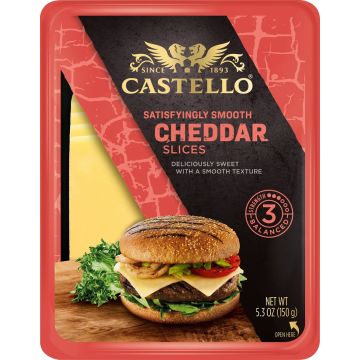 CASTELLO BURGER CHEDDAR VIIPALE 150 G