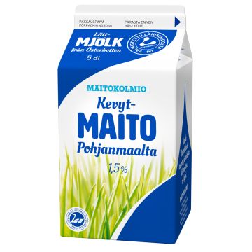 MAITOKOLMIO KEVYTMAITO 500 ML