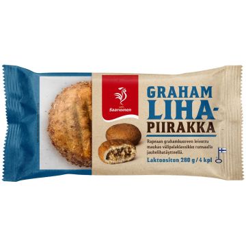 SAARIOINEN GRAHAMLIHAPIIRAKKA 4 KPL 280 G