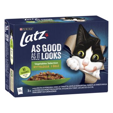 PURINA LATZ AGAIL COUNTRYSIDE LAJ VIHANNEKSILLA HYYT 12*85G 1,02 KG