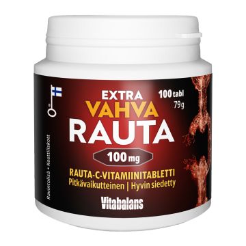 EXTRA VAHVA RAUTA 100MG 100 KPL