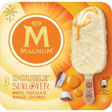 MAGNUM DOUBLE SUNLOVER 3X75G 225 G