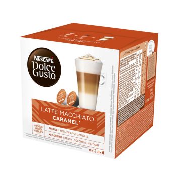 NESCAFE DOLCE GUSTO LATTE MACCHIATO CARAMEL 16KAPS 145,6 G