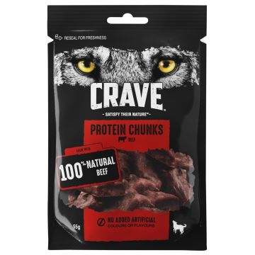 CRAVE PROTEIN CHUNKS HÄRKÄ 55 G