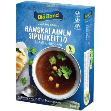 BLÅ BAND RANSKALAINEN SIPULIKEITTO GTON 4-PACK 196 G