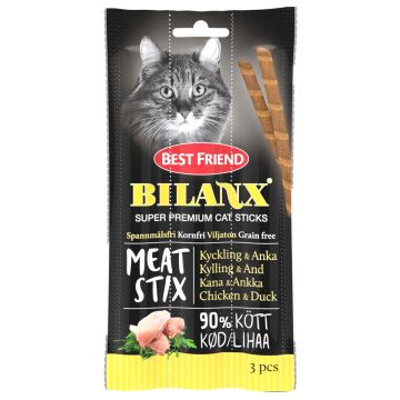 BEST FRIEND BILANX STIX CHICKEN & DUCK 3-PACK KISSAN MAKUPALA