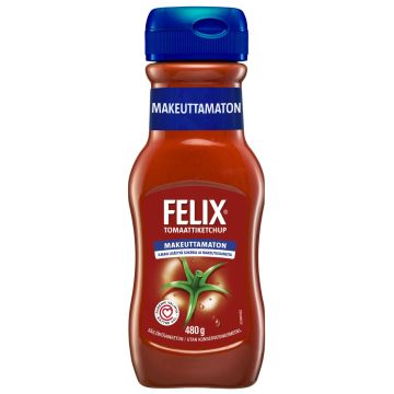 FELIX MAKEUTTAMATON KETCHUP 480 G