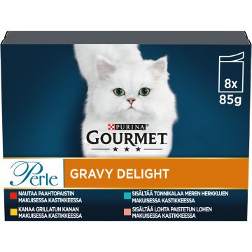 PURINA GOURMET PERLE GRAVY DELIGHT LAJ 8*85G 680 G