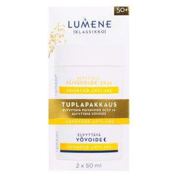 LUMENE KLASSIKKO ADVANCED ANTI-AGE TUPLAPAKKAUS 100 ML