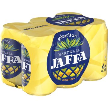 HARTWALL JAFFA ANANAS SOKERITON 0,33 TLK 6-PACK 1,98 L