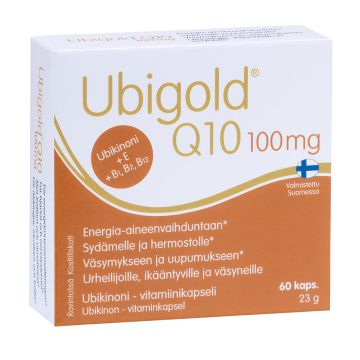 UBIGOLD Q10 100MG + E 60 KPL