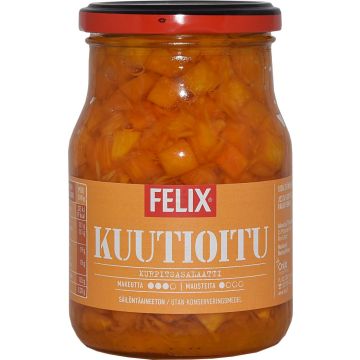 FELIX KUUTIOITU KURPITSASALAATTI 250 G